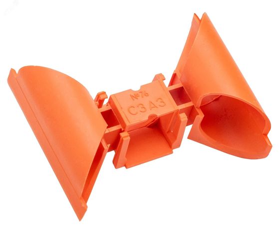 Негорючий ПВ-0 - С3А3 Нг Евро GUSI Кабель-канал соединительный оранжевый