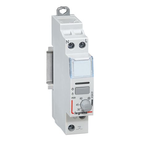 Реле импульсное 230V 1F 16A малошумное, с задержкой 5-60 минут на отключение CX3 | 412401 Legrand