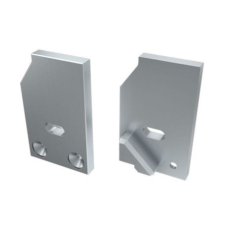 Заглушка для ALM-GLASS-10 правая с отверстием (ARL, Металл) - 026736 Arlight