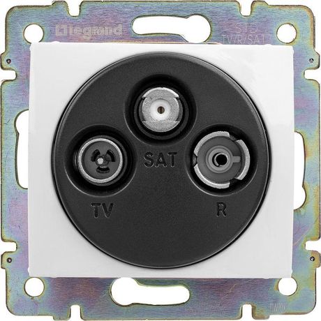 Механизм розетки TV-FM-SAT СП Valena бел. Leg 774437 Legrand