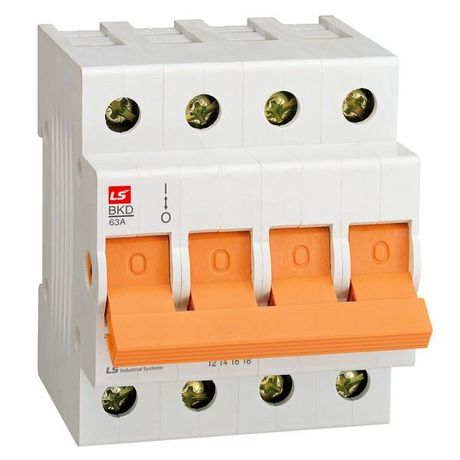 Выключатель разъединитель BKD 4P 50A | 061403688B Lsis