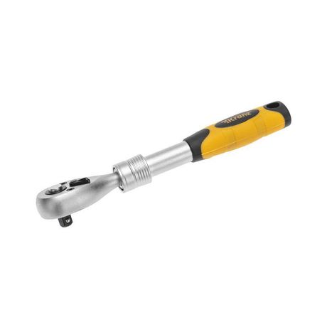 Ключ телескопический трещоточный 1/4, 162-210мм, CrV, двухкомпонентная рукоятка | KR-12-8413 Kranz