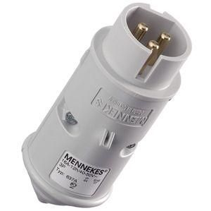 Вилка кабельная 16А 2Р+E IP44 - 637A Mennekes