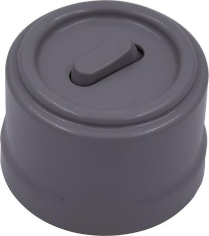 Выключатель Лизетта 1-кл., пластик, цвет Титан (клавишный) - B1-221-26 BIRONI