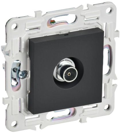 Розетка TV оконечная SKANDY SK-A12G графит IEK SK-A10-O-K53