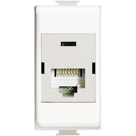Розетка компьютерная LivingLight RJ45 STP CAT.6 IDC110 бел. Leg BTC N4262C6S Legrand