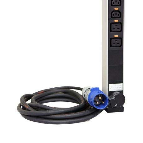 Блок распределения питания измерительный верт. iPDU 18 роз. C13 и 4 C19 шнур 3м 0U 16А Leg 646012 Legrand Legrand Euro арт. 646012