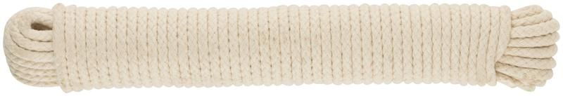 Веревка хлопковая вязаная 11000 текс 6ммх15м р/н=70кгс FIT 68456 РОС