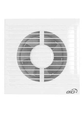 Вентилятор вытяжной осевой 125мм сетка бел. ERA E 125 S ЭРА