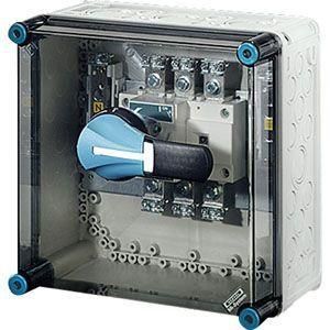 Корпус пластиковый Mi 300х300х239 с выкл. нагрузки IP65 сер. прозр. крышкой 7256 HENSEL 2000280