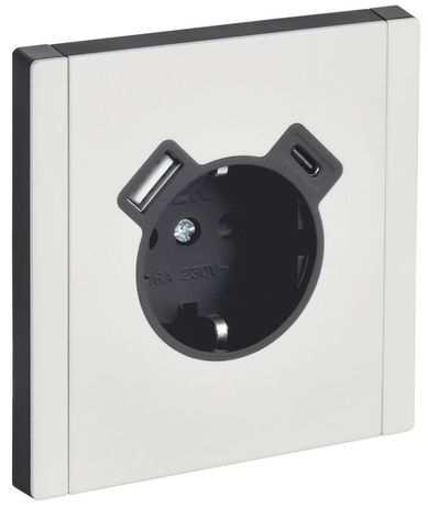 Розетка 1-м СП FORTE&PIANO FP247M 16А IP20 USB A+C 18Вт с заземл. защ. шторки винтовое крепление бел. IEK FP-R14-16-U22-018-M-K01 IEK (ИЭК) арт. FP-R14-16-U22-018-M-K01