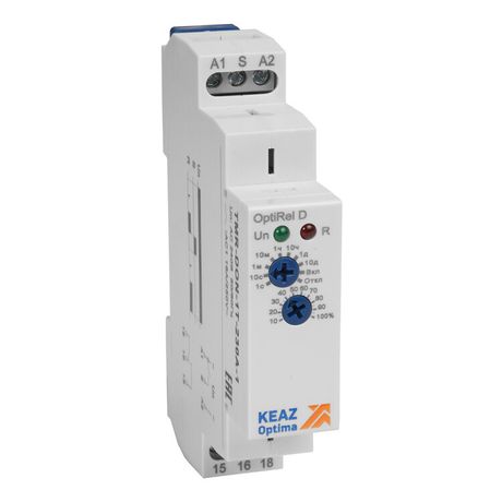 Реле времени OptiRel D TMR-DON-1T-240U-1 задержка включения 16А 1СО 12-230АС/DC | 332008 КЭАЗ