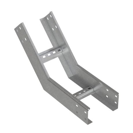 Угол лестничный вертикальный внутренний 45 гр. 100х400х1,5 мм INOX304 N | LNL45-100-400-1.5 КМ - профиль КМ-Профиль LO40101