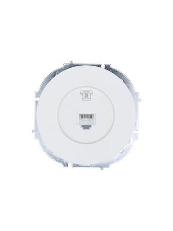 Розетка телефонная СП OSEN RJ11 евро механизм белая LEZARD 743-0288-137