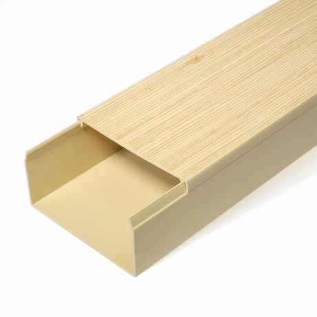 Кабель-канал сосна 2-й замок в п/э 80х40 (12 м/уп) | PR03.0189 Промрукав Строитель