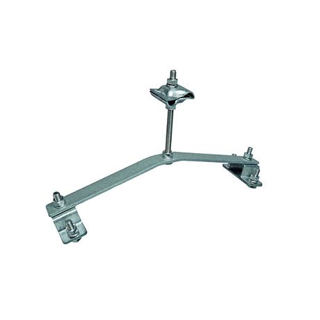 Держатель проводника круглого 8-10 мм для конька опорный, оцинк.|70845|Ezetek