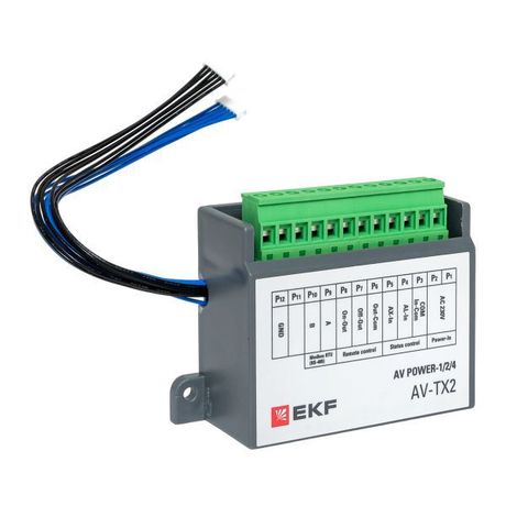 Коммуникационный блок ModBus RTU для ETU x.2 AV POWER-1/2/4 AVERES | mccb-124-modbus-av EKF
