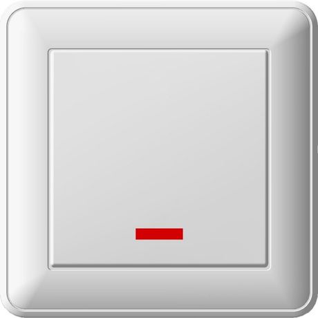 Переключатель 1-кл. СП W59 16А IP20 с подсветкой в сборе бел. SchE VS616-157-18 Schneider Electric