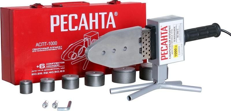 Аппарат для сварки пластиковых труб АСПТ-63/1К Ресанта 65/107 Huter