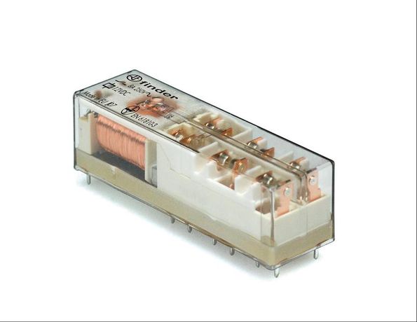 Электромеханическое реле безопасности (реле с принудительным управлением контактами); 5NO + 1NC; катушка 12В DC | 501690125510 Finder 50.16.9.012.5510