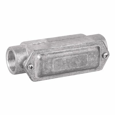 Коробка протяжная алюминиевая, 2 ввода 180°, М40х1,5 ,IP55,171х62х71мм | 6030-40 DKC ДКС