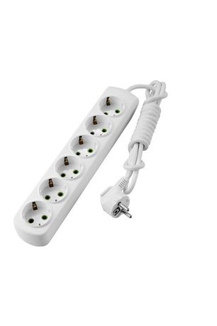 Удлинитель 6х2м с заземл. Letitia LEZARD 721-0602-601