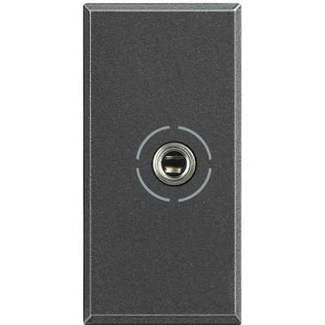 Аудиоразъем Jack 3.5мм Axolute антрацит Leg BTC HS4280 Legrand