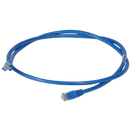 Коммутационный шнур RJ 45 - категория 6 U/UTP PVC неэкранированный 1 м голубой | 051772 Legrand 051772-НЛК