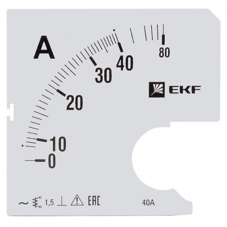Шкала сменная для A961 40/5А-1,5 EKF PROxima | s-a961-40