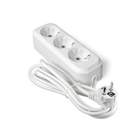 Удлинитель Е-303А ПВС 3*1,5 ,3 гнезда, с заземлением, 5м (еврослот) - 1723 Союз