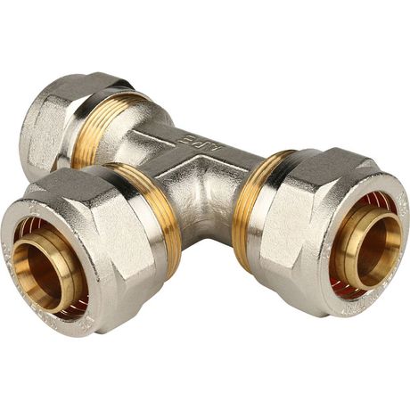 Тройник равнопроходный 26х26х26 для металлопластиковых труб винтовой - SFS-0009-000026 STOUT RG008S9DJ9N2KH