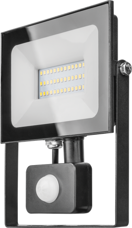Прожектор светодиодный 61 984 OFL-02-30-4K-BL-IP65-LED-SNRA 30Вт 4000К IP65 2400лм с датчиком движения черн. ОНЛАЙТ 61984 Navigator