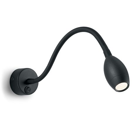 Светильник настенный светодиодный 3w 3700К на гибком основании черный - AL7720 FERON 41229