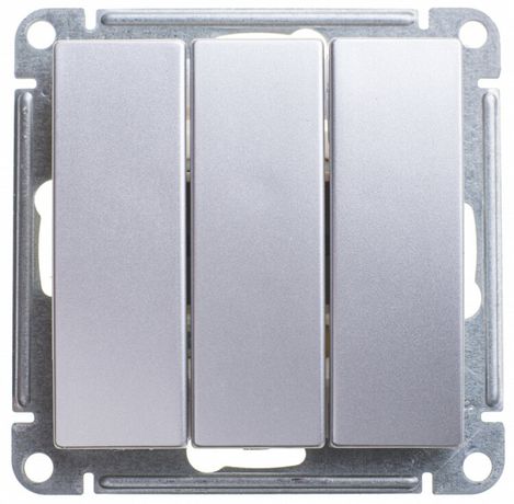 Выключатель 3-кл. СП W59 10А IP20 10AX механизм матов. хром SE VS0510-351-5-86 APC