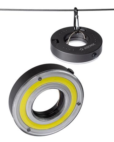 Фонарь кемпинговый походный 5Вт COBLED/3xAAА/корпус ABS-пластик/карабин, КОСМОС - KOC601B