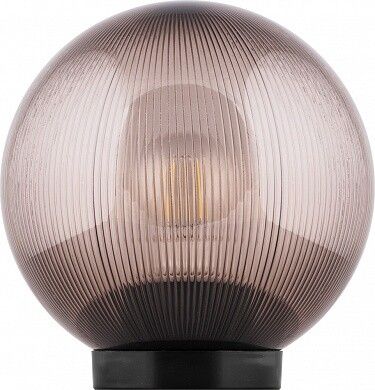 Светильник садово-парковый, серии «Оптима» (НБУ) НТУ 02-60-255 230V E27 d=250мм призма дымчатый | 11568 FERON