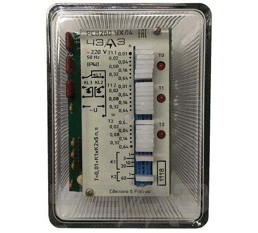 Реле времени РСВ-260 110В AC универс. присоед. ЧЭАЗ A8119-77134634