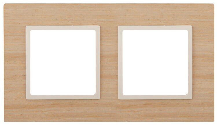 Рамка для розеток и выключателей клён дерево ЭРА Elegance 14-5302-11 - Б0034576