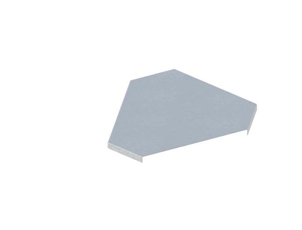 Крышка для угла горизонтального 90град. осн.300 сталь 0.7мм ЛМсК-90Г цУТ2.5 оцинк. СОЭМИ Н0122410115