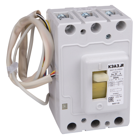 Выключатель автоматический ВА57-35-644610-125А-1250-440DC-УХЛ3 (техпредписание)| 283051 | КЭАЗ