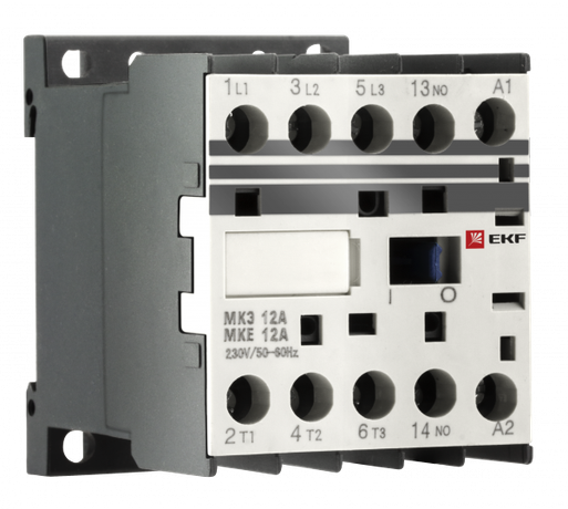 Мини-контактор МКЭ 12А кат. 400В AC 1НО PROxima EKF Mctr-s-12-400