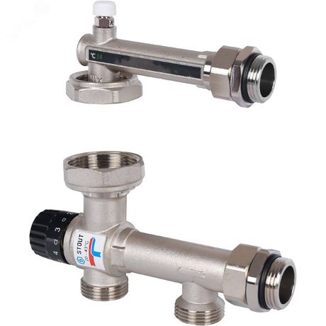 Узел насосно-смесительный с термостатическим клап ном 20-55гр, без насоса - SDG-0120-005010 STOUT RG0090KIJOBV1B