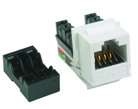 Коннектор RJ45 кат.5е UTP неэкран. черн. SimonConnect CJ545U