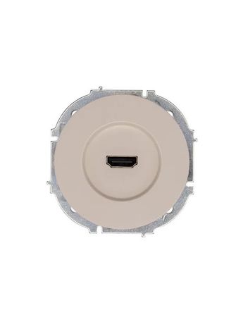 Розетка HDMI 1-м СП OSEN механизм сл. кость LEZARD 743-9088-203