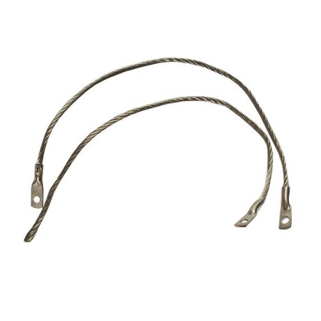 Проводник заземляющий П-350 S=6 мм (с двумя након.) | zeta11220 ЗЭТАРУС (Завод электротехнической арматуры)