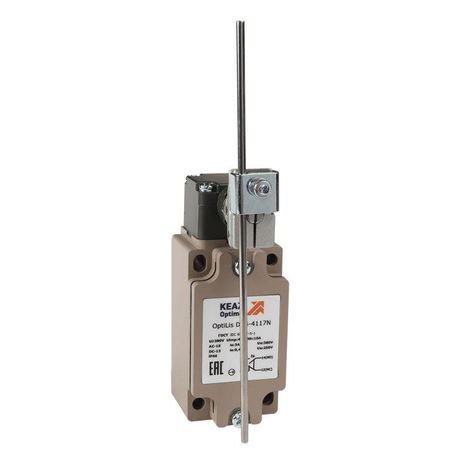 Выключатель концевой OptiLiS D4B-4117N шток регулируемый металлический EN 50041 XCKJ10559H29 | 365330 КЭАЗ