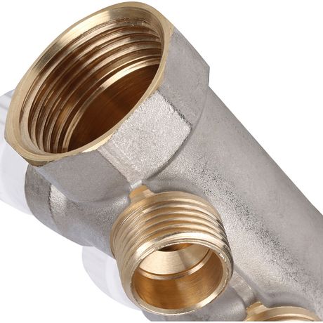 Коллектор распределительный 1', 2 отвода 1/2' - RG008SFVPNJ8BC STOUT SMB 6851 011202