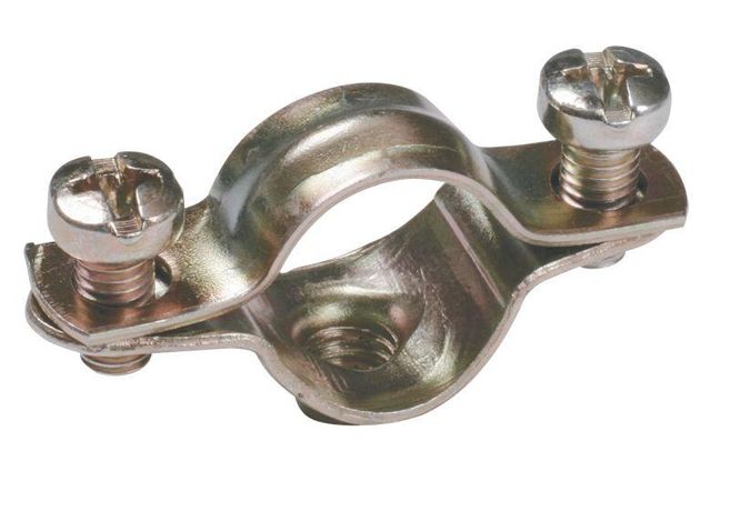 Скоба металлическая двухкомпонентная 31-32мм (100шт) - CMA12-31-100 IEK