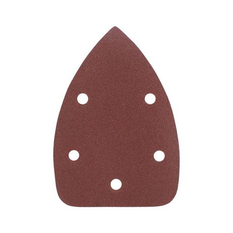 Треугольник шлифовальный на липучке 140х140х80мм Р120 5 отверстий (уп.5шт) PATRIOT 820010204