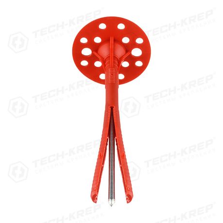 Дюбель для теплоизоляции с термоголовкой 10х180 (50 шт) - пакет ( 2,179 кг) | 124473 Tech-KREP